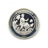 Sterling The Danbury Mint Civil War Medal ï¿½Johnny