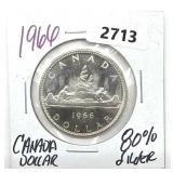 1966 Canada Silver Dollar