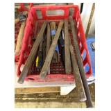 Large Chisels, Masonry Drills, File, Hatche