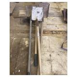 (4) Scoop Shovels