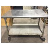 Metal Kitchen Prep Table 48' x 30' x 34'