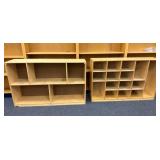 (2) Wood Organizer Shelves  47' x 12' x 30'