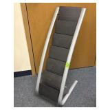 Metal and Plastic Display Rack 13' x 18' x 36'