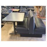 Table and Double-Sided Booth Seat