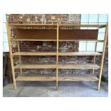 Homemade Wood Shelf 96' x 19.5' x 72.5'