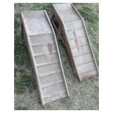 Metal car ramps