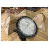 (4) NEW 11' LED UFO High Bay Lights, 100W, 5000K