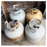 (4) Propane Tanks