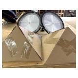 (4) 11' LED UFO High Bay Lights, 100W, 5000K