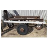 Heavy metal cart 42' x 22' x 13.5' tall, and