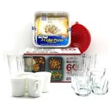 NIB Meal Prep Containers, Glass Cups, Mugs, New