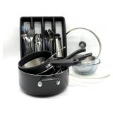Pots, Pans, Flatware, Flatware Organizer, Glass