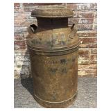 1948 Tom Cooper Farms Milk Can 23.5'