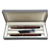 Parker Ballpoint and Fountain Pen Set in Case