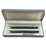 Parker Ballpoint and Fountain Pen Set in Case