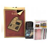 Vintage TI-5130 Adding Machine, Star Wars VHS