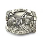 Kansas Belt Buckle