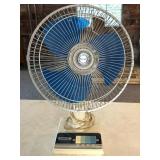 Vintage Panasonic 12' Oscillating Fan - powered