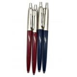 (4) Vintage Parker Jotter Ballpoint Pens
