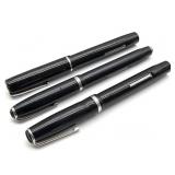 (3) Vintage Esterbrook Black Fountain Pens