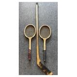 Winn Well CCM Comet Wood Hockey Stick and