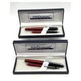 (2) Aldo Domani Limited Fountain and Ballpoint