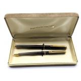 Inoxcrom Fountain and Ballpoint Pen Set in Case