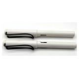 (2) LAMY Safari White Fountain Pens