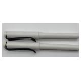 (2) LAMY Safari White Fountain Pens