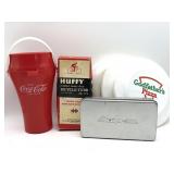 Vintage Huffy Bicycle Tube in Box, Snap-On Tin