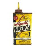 Vintage Liquid Wrench Tin 6.5'
