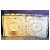 (4) Antique Tin Two-Panel Rectangle Ceiling Tile