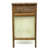Antique Glass and Wood Washboard 12.5' x 23'