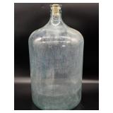 Vintage Glass Water Jug with Cork Stopper 19'