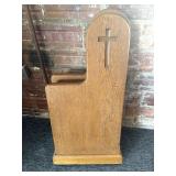 Wood Church Pew Ends 19.5' x 37'
