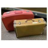 (2) Vintage Suitcases