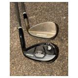 (2) Cleveland Wedges RTX 56, VMG 58, (1) Knight