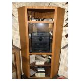 Corner Cabinet 34"x33"x60", Magnavox Stereo w/
