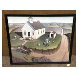 ï¿½Arbor Day" Print -Grant Wood - 25" x 29ï¿½