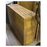 Oak Print Cabinet 46x15x44