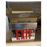 (5) Edgelit LED EXIt Signs