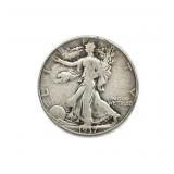 1937 Walking Liberty Half Dollar