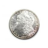 1881-S Morgan Dollar - toned