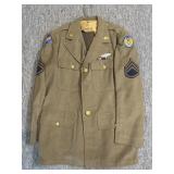 WWII USSAF Jacket - holes noted and pictured