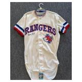 Bobby Jones Signed Vintage Texas Rangers Baseball