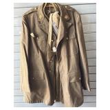 WWII Army Jacket, Shirt, Pants, Balt, and Cap-