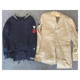 WWII US Navy Uniform and Vintage US Navy Jacket