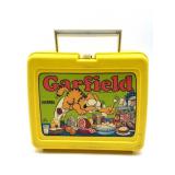 Vintage Garfield Thermos Lunchbox- plastic-