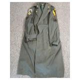 Vintage US Army Coat Size 40XL - holes noted