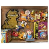 Garfield Wrist Watch's, Metal Coin Bank, Yo-yo,